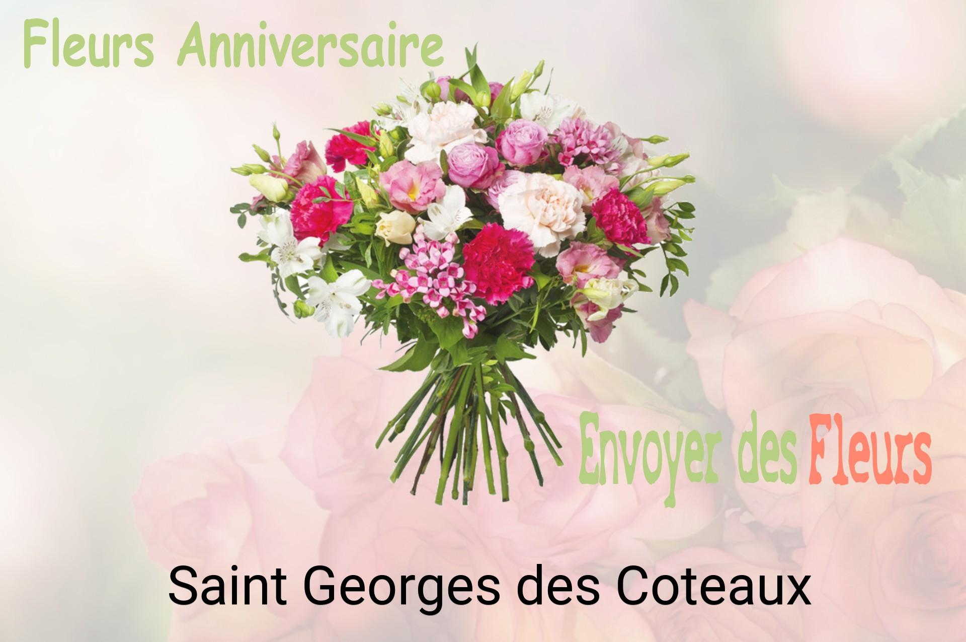 Bouquet de fleurs d’anniversaire livré à Saint-Georges-des-Coteaux