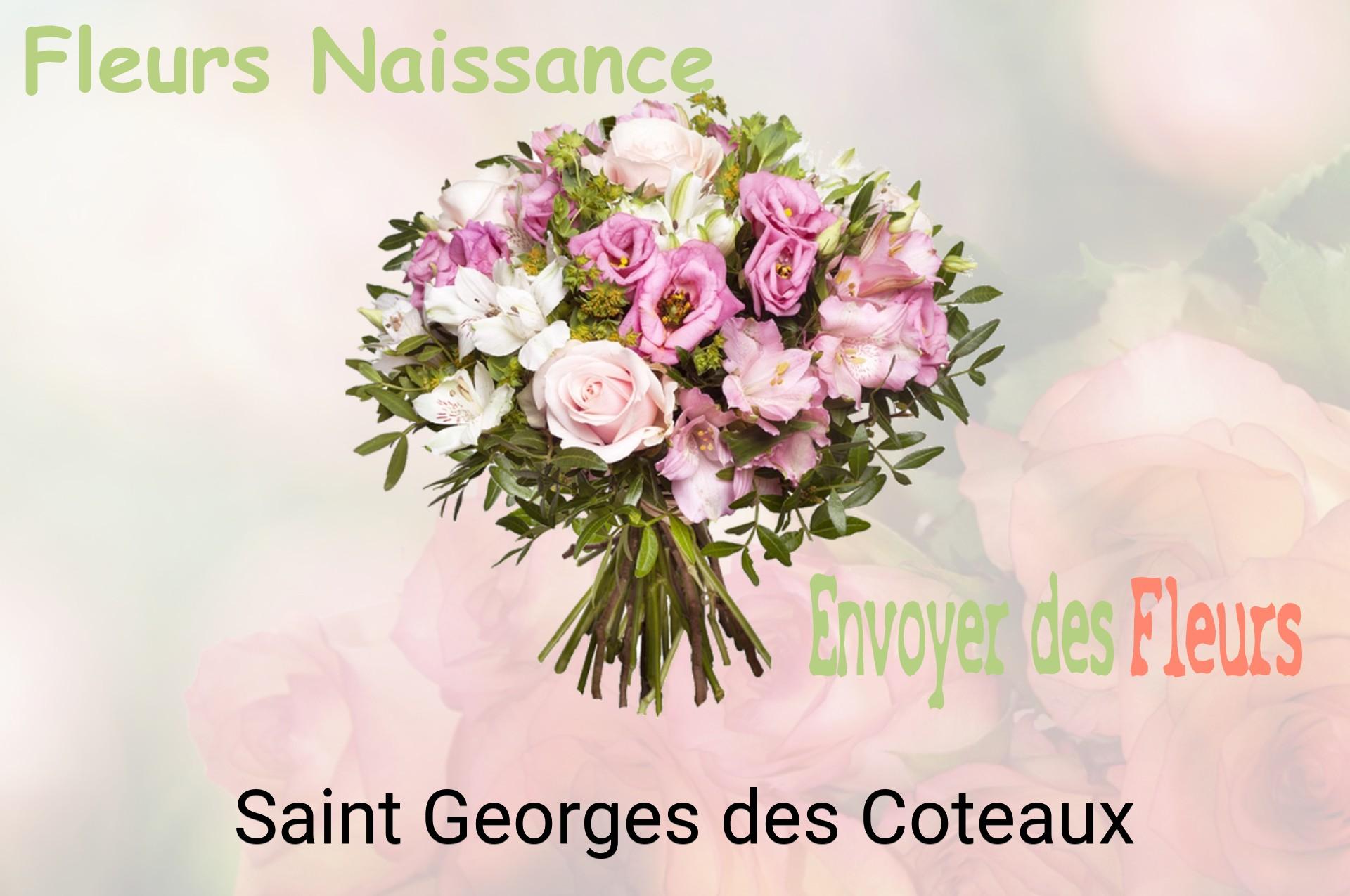 Bouquet de fleurs de naissance livré à Saint-Georges-des-Coteaux
